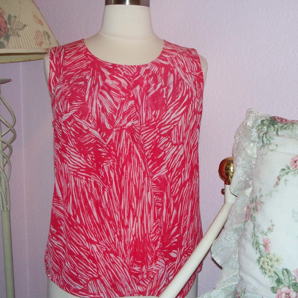 Liz Claiborne Blouse with matching earrings
